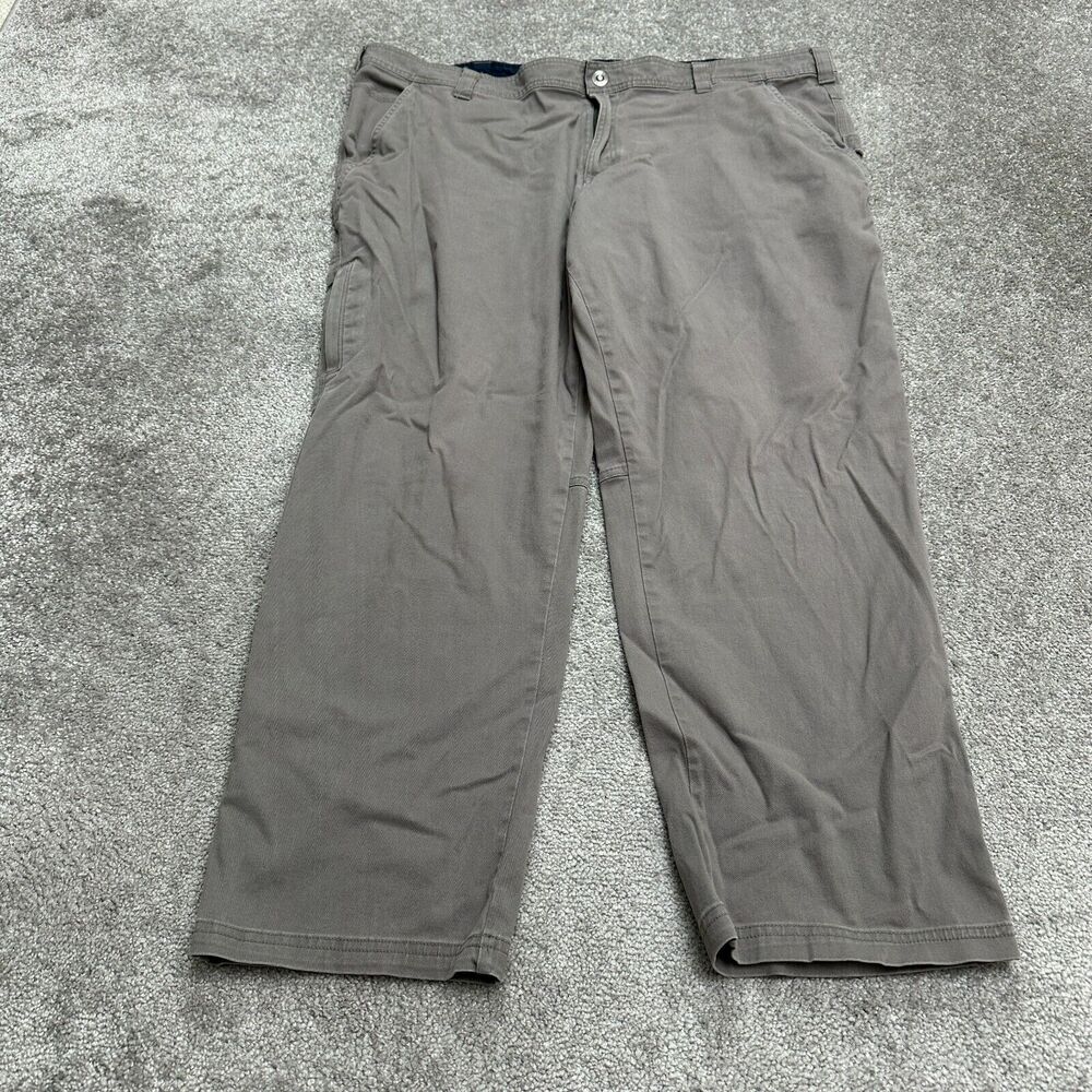 Columbia ROC Carpenter Pants Mens 42x30 Gray Straight Leg Cotton Outdoor Casual